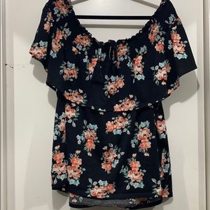 Floral Off the Shoulder